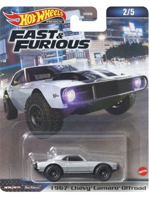 Hot Wheels Fast & Furious Premium Arabalar 1967 Chevy Camaro Offroad HNW47