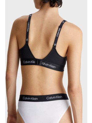 Calvin Klein Logo Şeritli Pamuklu Spor Sütyen 000QF7218EUB1 Bayan Sütyen 000QF7218E Ub1