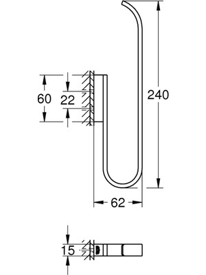 Grohe Selection Yedek Tuvalet Kağıdı Tutacağı (Çift Rulo Için) - 41067GL0