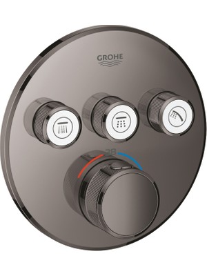 Grohe Grohtherm Smartcontrol Üç Valfli Akış Kontrollü, Ankastre Termostatik Duş Bataryası - 29121A00