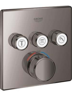 Grohe Grohtherm Smartcontrol Üç Valfli Akış Kontrollü, Ankastre Termostatik Duş Bataryası - 29126A00