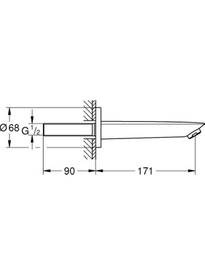 Grohe Baucosmopolitan Çıkış Ucu - 13255001