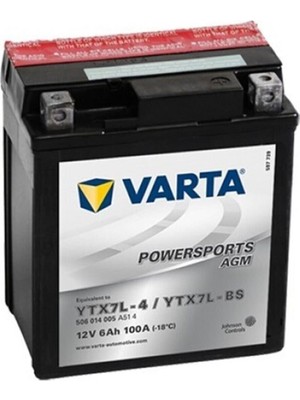 Varta Suzuki Gz 250 YTX7L-BS Motosiklet Akü Varta YTX7L