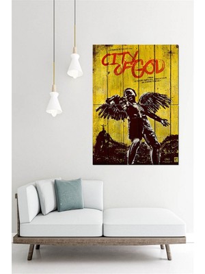 Ekart City Of God Dekoratif Ahşap Tablo 70X100 cm