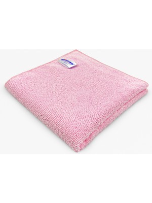İntermop Mikrofiber Kalın Dokulu Genel Temizlik Bezi Pembe 40x40cm
