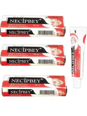 Necipbey Yağsız Briyantin 40 Ml Yeni Formül 3'lü Paket Saç Bakım Ürünü