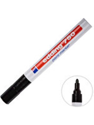 Edding 750 Boya Marker Kalem Siyah  (  3  Adet  )
