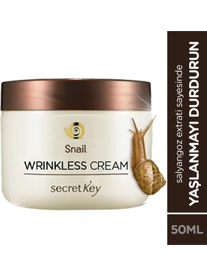 Snail Wrınkless Snail Cream Salyongoz Özlü Krem