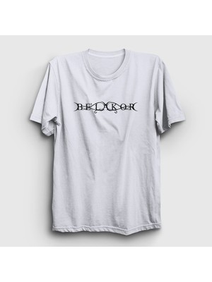 Presmono Unisex Beyaz Logo Be'lakor T-Shirt