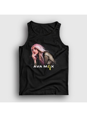 Presmono Unisex Siyah Torn Ava Max Atlet