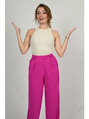 Lemajh Pembe Palazzo Pantalon