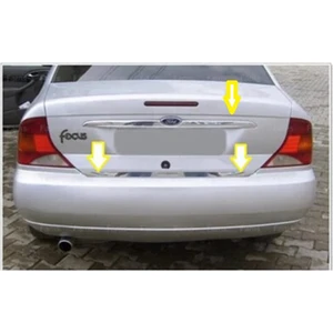 Ford Focus 1 Sedan Uyumlu Krom Bagaj Alt Çıta ve Bagaj Çıtası Seti 1998-2005