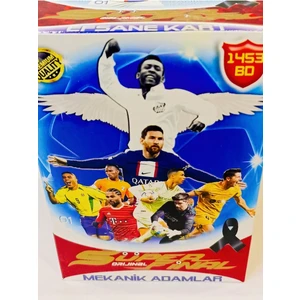 1453 Bd Süper Final Mekanik Adamlar En Son Seri Futbolcu Kartları 100 Paket 3'lü (300 Kart)