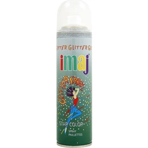 Imaj Glitter Spray Silver Gümüş Gri Sprey Sim 100ML