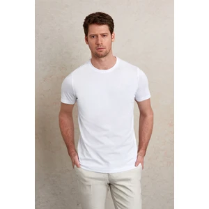 Regular Fit Bisiklet Yaka %100 Pamuk Baskılı Jersey Tişört