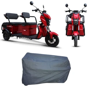 Arora Felix Plus 3 Tekerlekli Elektrikli 3 Kişilik Motor Brandası Su Geçirmez Motosiklet Örtüsü