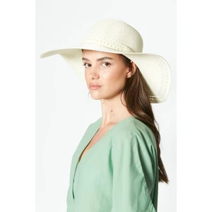 Hasır Plaj Şapkası Y23730-12 Krem