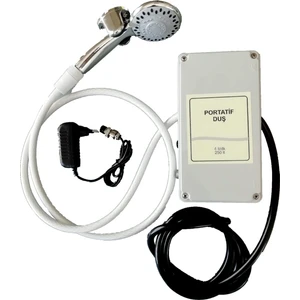 Deşilmez Teknik 12V Adaptörlü Portatif Duş Seti
