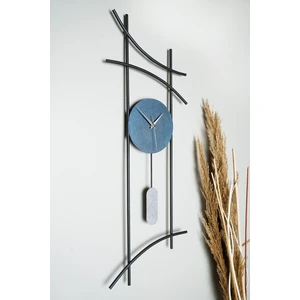 Muyika Design Muyika Ken Metal 75-30CM Dekoratif Duvar Saati Mds-50