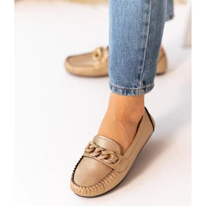 Azteka Shoes Comfy Hareket Store Kadın Renkli Zincir Tokalı Babet