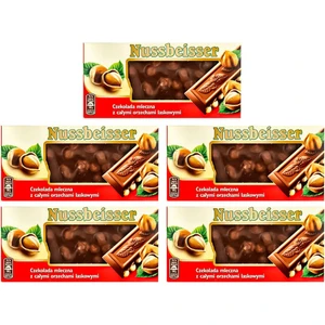 Bütün Fındıklı Sütlü Çikolata 5 x 100 gr