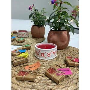 Mor Villa Mum Kokulu Mum,renkli Mum,12 Burç Simgeli Ritüel Mum,çakra Mum,dekoratif Mum,hediyelik Mum,arınma Mumu