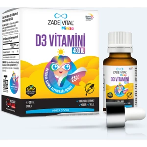 Zade Vital Miniza D3 Vitamini 400 IU Damla 20 ml