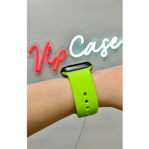 Vip Case 38mm-40mm-41mm 1 2 3 4 5 6 7 8 9 10 ve SE Serileri ile Uyumlu Apple Watch Silikon Kordon