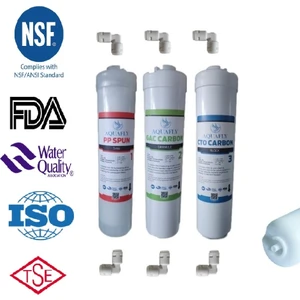 12" Inline 3lü Su Arıtma Filtresi Kapalı Kasa Cihaz Uyumlu