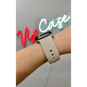 Vip Case 38mm-40mm-41mm 1 2 3 4 5 6 7 8 9 10 ve SE Serileri ile Uyumlu Apple Watch Silikon Kordon