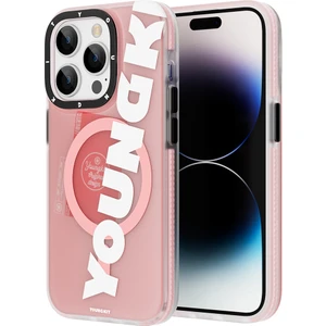 iPhone 14 Pro Uyumlu Kılıf Magsafe Şarj Özellikli Youngkit Binfen Serisi Yazı Temalı Kapak