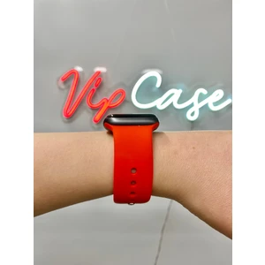 Vip Case 38mm-40mm-41mm 1 2 3 4 5 6 7 8 9 10 ve SE Serileri ile Uyumlu Apple Watch Silikon Kordon