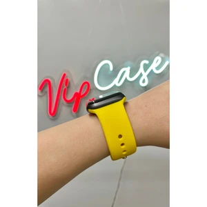 Vip Case 38mm-40mm-41mm 1 2 3 4 5 6 7 8 9 10 ve SE Serileri ile Uyumlu Apple Watch Silikon Kordon
