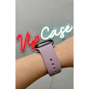 Vip Case 42mm-44mm-45mm 1 2 3 4 5 6 7 8 9 10 ve SE Serileri ile Uyumlu Apple Watch Silikon Kordon