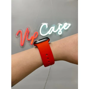 Vip Case 42mm-44mm-45mm 1 2 3 4 5 6 7 8 9 10 ve SE Serileri ile Uyumlu Apple Watch Silikon Kordon