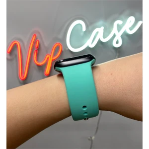 Vip Case 38mm-40mm-41mm 1 2 3 4 5 6 7 8 9 10 ve SE Serileri ile Uyumlu Apple Watch Silikon Kordon