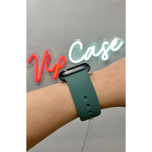 Vip Case 38mm-40mm-41mm 1 2 3 4 5 6 7 8 9 10 ve SE Serileri ile Uyumlu Apple Watch Silikon Kordon