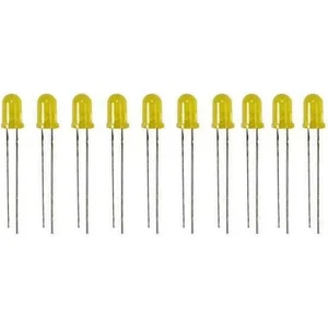 Sanec 5 mm Sarı LED  - 10 Adet