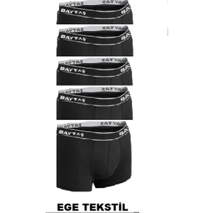 Pamuklu Ekonomik Likralı Erkek Boxer 5 Lı