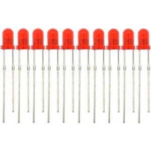 Sanec Kırmızı LED - 3mm - 10 Adet