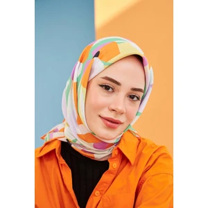 Daphne Desenli Pamuk Eşarp 1108-15