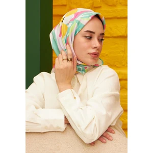 Ipekhan Daphne Desenli Pamuk Eşarp 1108-08