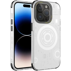 Apple iPhone 14 Pro Max Kılıf Wireless Şarj Özellikli Kenarları Antişok Desenli Hot Kapak