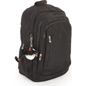 571 Krinkıl / Klinkır Su Geçirmez Hafif Çok Gözlü Spor, Seyahat, Okul, Laptop Sırt Çantası Siyah 1d