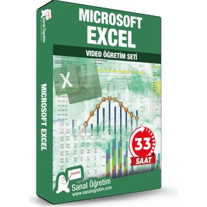 Sanal Öğretim Microsoft Excel Video Ders Eğitim Seti