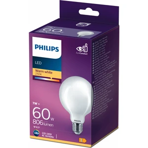 PHILIPS FILAMENT 60W GLOBE AMPUL G93 SARI IŞIK 2700K