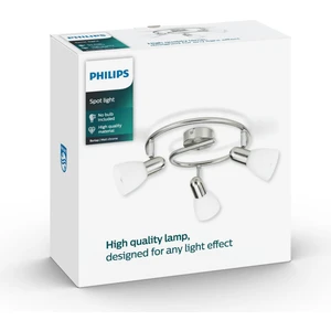 PHILIPS BURLAP NİKEL SIVA ÜSTÜ SPOT 3LÜ