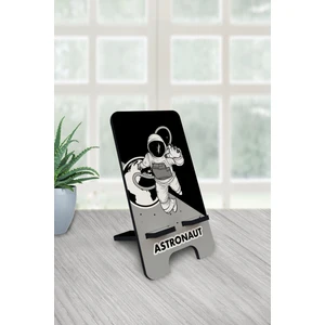 Astronot Telefon & Tablet Tutacağı Ahşap Masaüstü Standı
