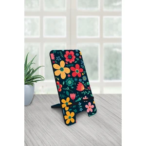 Yr Flowers Telefon & Tablet Tutacağı Ahşap Masaüstü Standı