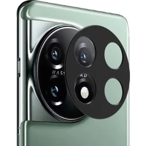 Oneplus 11 Global Kamera Lens Koruma Halkası - Kapalı Tasarım Siyah AL3401